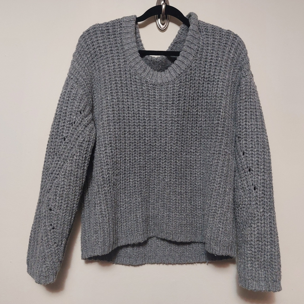Aerie Wide Rib Crew Sweater